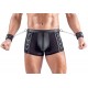 Boxer Bottomless avec Menottes Arescio Noir 