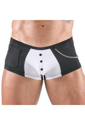 Boxer sexy Nestor Noir-Blanc 