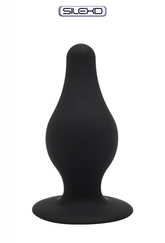 Plug anal The Original Model 2 noir 10,2 cm - SilexD
