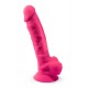 Gode double densité rose 20 cm - SilexD