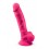 Gode double densité rose 20 cm - SilexD