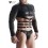 T-shirt harnais wetlook et maille - Regnes