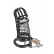 Cage à pénis Matrix Black - Cage de chasteté de luxe par XXX Dreamtoys