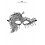 Masque Loup broderie souple crepuscule