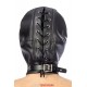 Cagoule BDSM fermée simili cuir - Fetish Tentation