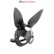 Masque bunny simili cuir réglable - Fetish Tentation