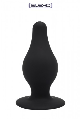 Plug anal The Original Model 2 noir 10,2 cm - SilexD